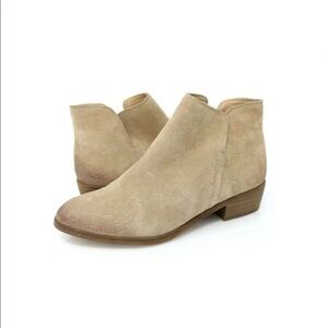 Splendid Beige Suede Booties